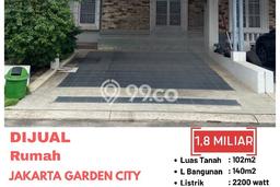 Rumah Modern 3 KT di Jakarta Garden City Jakarta Timur Unfurnished Rumah Modern 3 KT di Jakarta Garden City Jakarta Timur Unfurnished