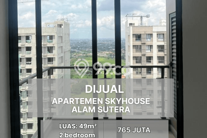 Dijual Apartemen 2 KT di Tangerang Luas 49m2 Dijual Apartemen 2 KT di Tangerang Luas 49m2