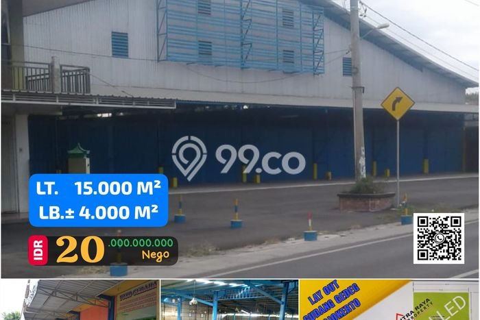 Gudang Dijual di Prime Area Mojokerto Luas 4000m2 Gudang Dijual di Prime Area Mojokerto Luas 4000m2