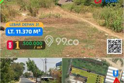 Tanah Dijual Lokasi Cerme, Gresik Luas 11370m2 Legalitas Aman Tanah Dijual Lokasi Cerme, Gresik Luas 11370m2 Legalitas Aman
