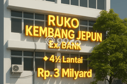 Ruko Dijual di Surabaya LT 101m2 & LB 450m2 Lokasi Terbaik! Ruko Dijual di Surabaya LT 101m2 & LB 450m2 Lokasi Terbaik!