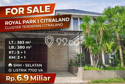Dijual Rumah Mewah Megah Dengan View Eksklusif di Citraland, Surabaya Dijual Rumah Mewah Megah Dengan View Eksklusif di Citraland, Surabaya