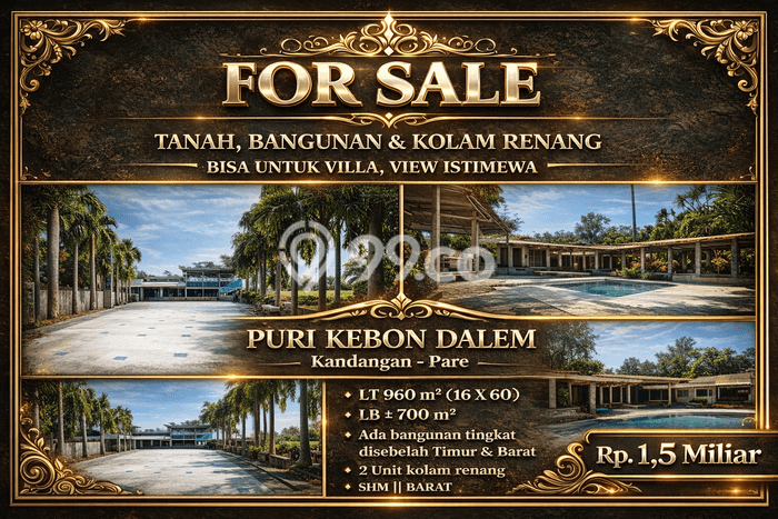 Lahan Dijual Lokasi Pare, Kediri dengan Luas Tanah 960m2 dan Status SHM Lahan Dijual Lokasi Pare, Kediri dengan Luas Tanah 960m2 dan Status SHM