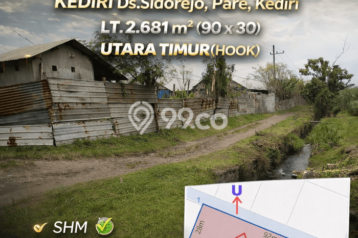 Kavling Tanah Dijual di Pare Kediri Spesifikasi 2681m2 Kavling Tanah Dijual di Pare Kediri Spesifikasi 2681m2
