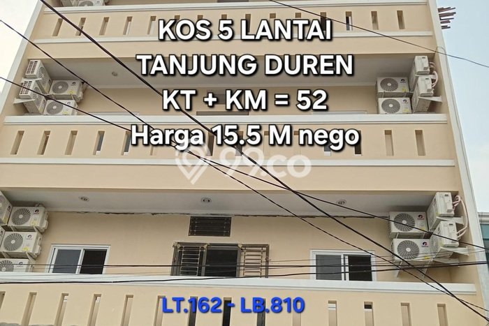 Kost Dijual Lokasi Strategis Tanjung Duren Jakarta Barat 53 Kamar Tidur Kost Dijual Lokasi Strategis Tanjung Duren Jakarta Barat 53 Kamar Tidur