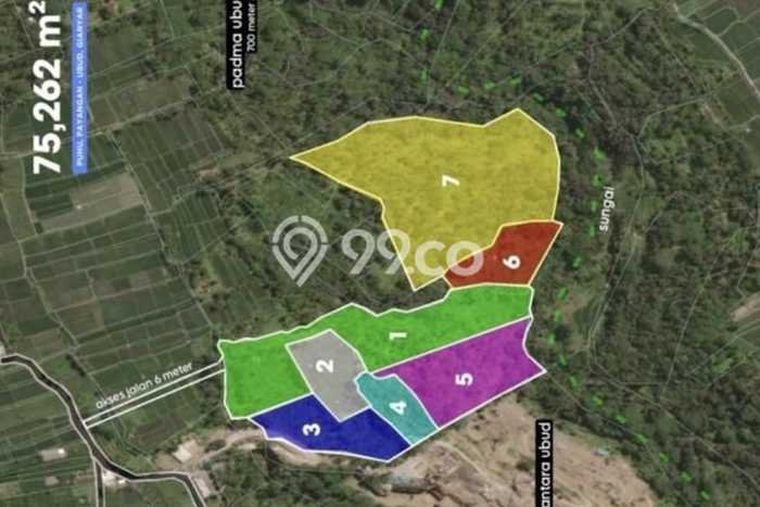 Lahan untuk Dijual di Payangan Gianyar Luas 75262m2 Lahan untuk Dijual di Payangan Gianyar Luas 75262m2