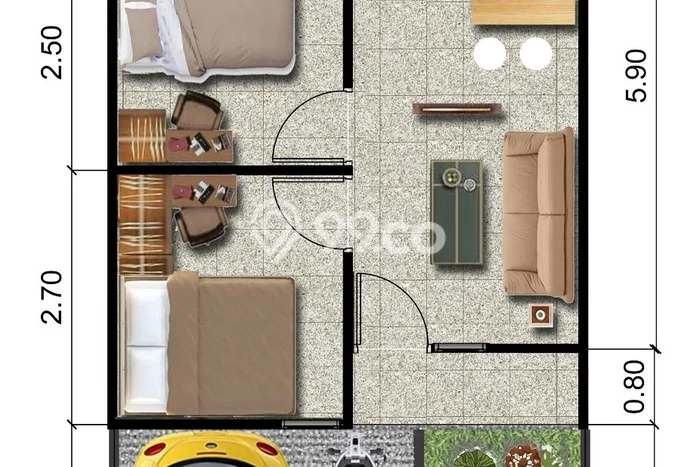 Jual Rumah Murah Meriah Setu Punya 2 KT & LT 60m2 Jual Rumah Murah Meriah Setu Punya 2 KT & LT 60m2