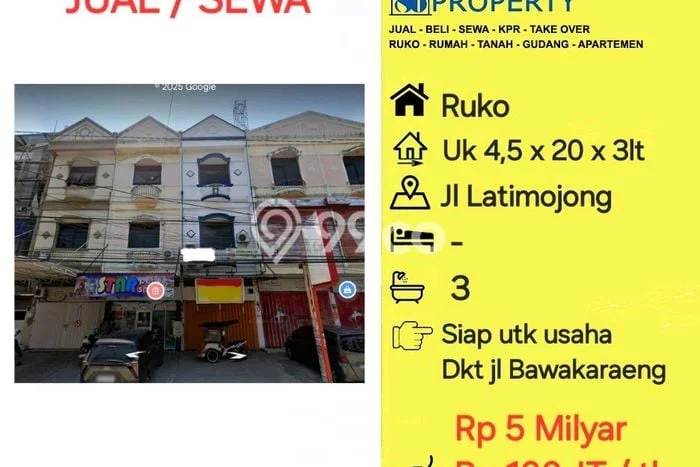 Ruko paling strategis disewakan di Bontoala Makassar Ruko paling strategis disewakan di Bontoala Makassar