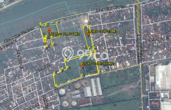 Untuk Disewa Tanah di Mojokerto Mojokerto Seluas 36345m2 Untuk Disewa Tanah di Mojokerto Mojokerto Seluas 36345m2