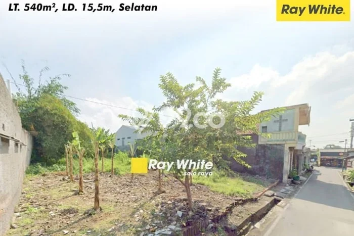 Disewakan Tanah di Jebres Luas 540m2 - Disewakan Tanah di Jebres Luas 540m2 -
