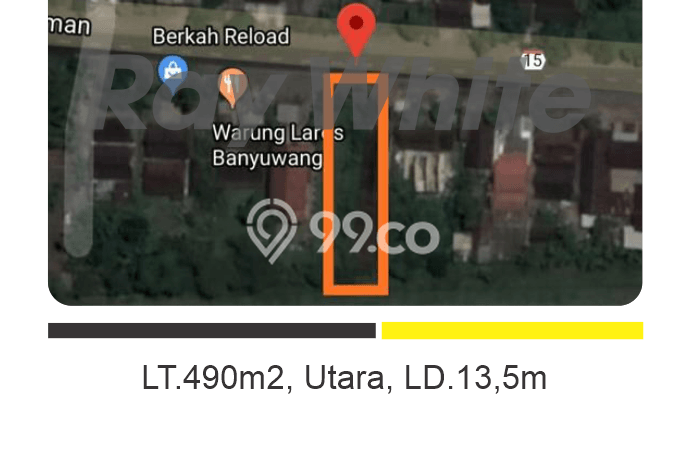 Lahan untuk Dijual Lokasi Madiun, Madiun Luas 490m2 - Lahan untuk Dijual Lokasi Madiun, Madiun Luas 490m2 -