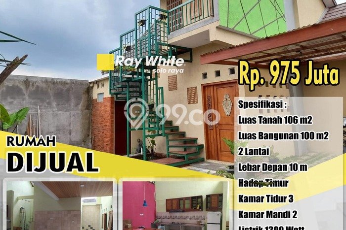 Jual Rumah Bagus Siap Huni LB 100m2 di Banjarsari, Surakarta Jual Rumah Bagus Siap Huni LB 100m2 di Banjarsari, Surakarta