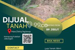 Tanah Area Prospektif Kawasan Tembalang, Luas 98m2m², Akses ke Fasilitas Umum Tanah Area Prospektif Kawasan Tembalang, Luas 98m2m², Akses ke Fasilitas Umum