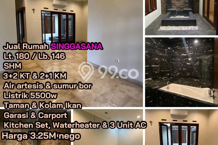 For Sale! Luxury House LT 180m2 Desain Modern di Mekar Wangi For Sale! Luxury House LT 180m2 Desain Modern di Mekar Wangi