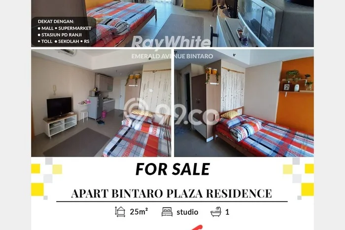 Apartemen Harga Terjangkau untuk Dijual di Bintaro Dengan Spesifikasi 0 KT & 1 KM Apartemen Harga Terjangkau untuk Dijual di Bintaro Dengan Spesifikasi 0 KT & 1 KM