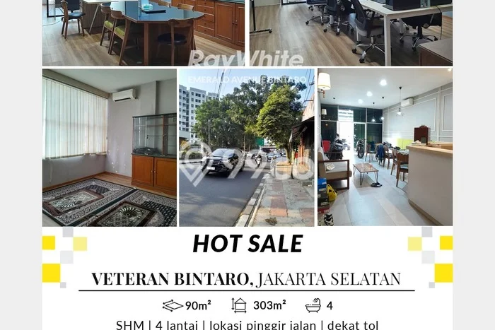 Untuk Dijual! Ruko di Bintaro Jakarta Selatan LT 90m2 / LB 303m2 Kawasan Bisnis Untuk Dijual! Ruko di Bintaro Jakarta Selatan LT 90m2 / LB 303m2 Kawasan Bisnis