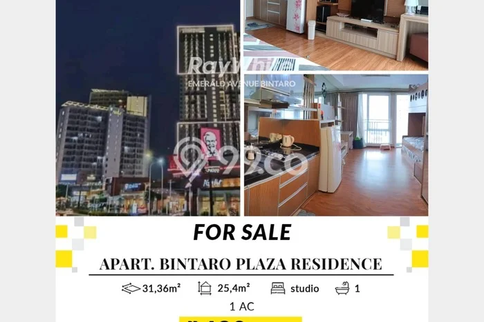 Apartemen Terjangkau Dijual di Tangerang Selatan 0 KT & 1 KM Apartemen Terjangkau Dijual di Tangerang Selatan 0 KT & 1 KM