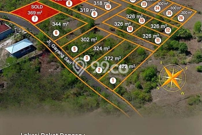 Untuk Dijual Tanah di Badung, Luas 300m2 SHM Untuk Dijual Tanah di Badung, Luas 300m2 SHM