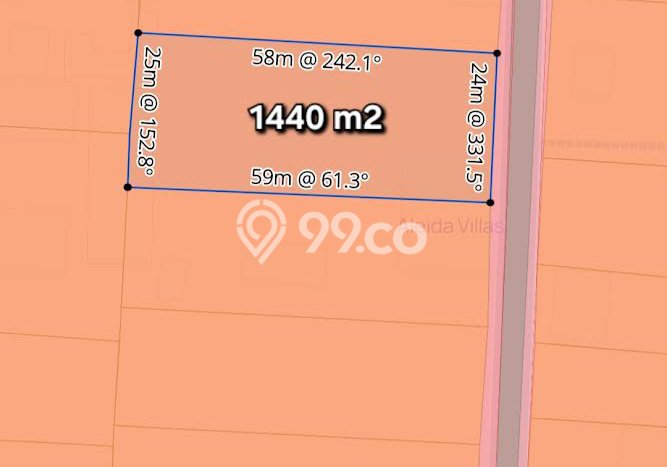 Dijual Tanah Lokasi Legian, Badung Seluas 1440m2 Dijual Tanah Lokasi Legian, Badung Seluas 1440m2