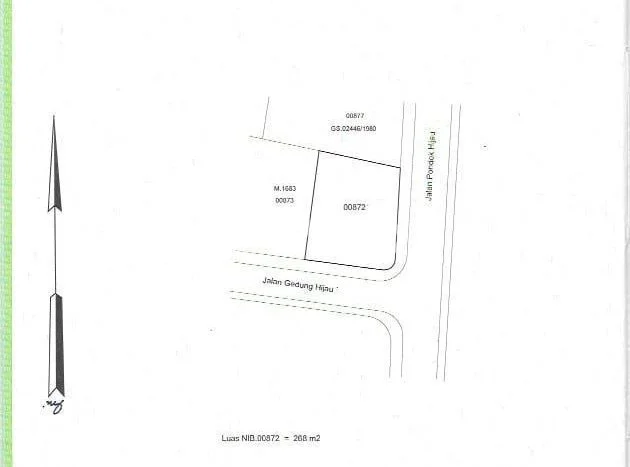 Dijual Tanah di Jakarta Selatan, Luas 448m2 - Dijual Tanah di Jakarta Selatan, Luas 448m2 -