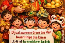 Apartemen Favorit Nyaman Dijual di Jakarta Utara dengan 2 Kamar Tidur Apartemen Favorit Nyaman Dijual di Jakarta Utara dengan 2 Kamar Tidur
