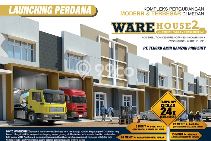 Unit Gudang Strategis di Medan Kota, Medan Potensi Cuan Besar Unit Gudang Strategis di Medan Kota, Medan Potensi Cuan Besar