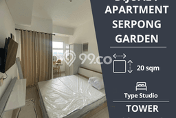 Apartemen Siap Huni Kawasan Cisauk, 1 KT, Luas 20m2m² Apartemen Siap Huni Kawasan Cisauk, 1 KT, Luas 20m2m²