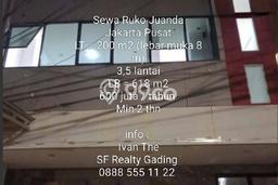 Unit Ruko disewakan di Gambir Jakarta Pusat dengan LT 200m2 / LB 600m2 Unit Ruko disewakan di Gambir Jakarta Pusat dengan LT 200m2 / LB 600m2