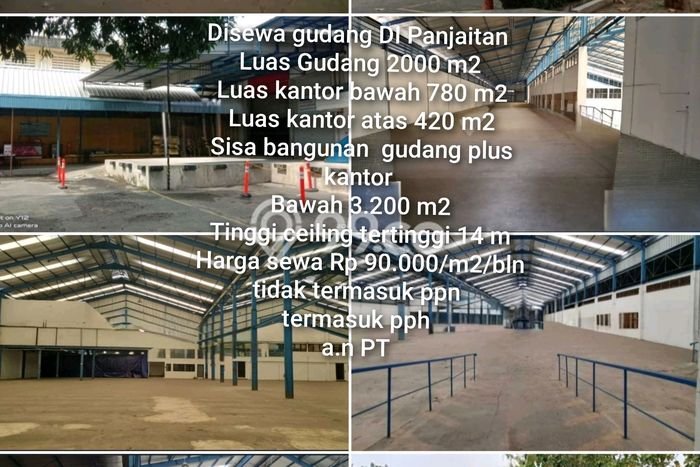 Disewakan Gudang di Kawasan Ramai Cawang Luas 1200m2 Disewakan Gudang di Kawasan Ramai Cawang Luas 1200m2