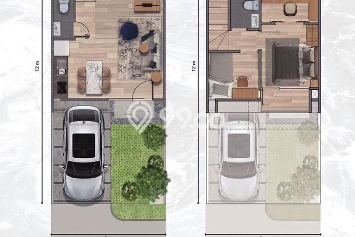 Rumah Modern 2 KT di Cikarang Bekasi Rumah Modern 2 KT di Cikarang Bekasi