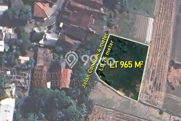 Kavling Tanah di Banguntapan Dijual Luas 965m2 Legalitas SHM Kavling Tanah di Banguntapan Dijual Luas 965m2 Legalitas SHM