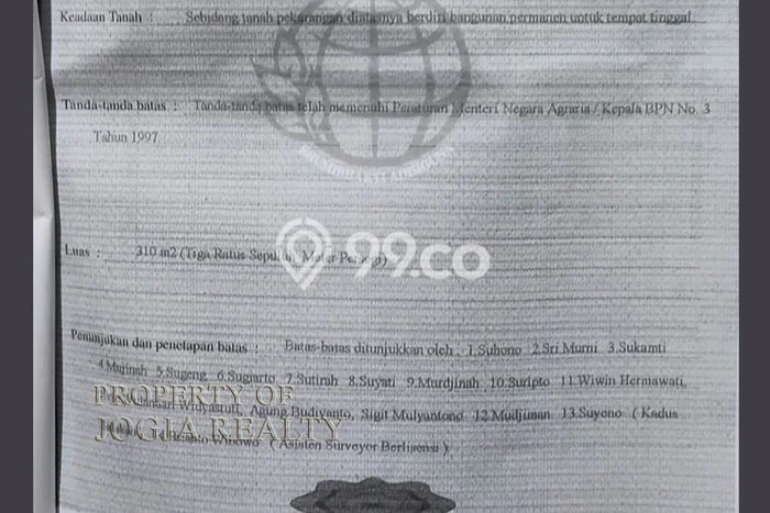 Tanah Kawasan Gamping, Luas 104m², Area Potensial, Lingkungan Nyaman Tanah Kawasan Gamping, Luas 104m², Area Potensial, Lingkungan Nyaman