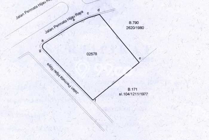 Dijual Tanah Lokasi Permata Hijau, Jakarta Selatan Seluas 2333m2 Dijual Tanah Lokasi Permata Hijau, Jakarta Selatan Seluas 2333m2