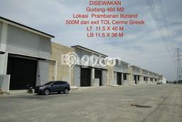 Unit Gudang Paling Strategis di Cerme Gresik dengan LB 414m2 Unit Gudang Paling Strategis di Cerme Gresik dengan LB 414m2