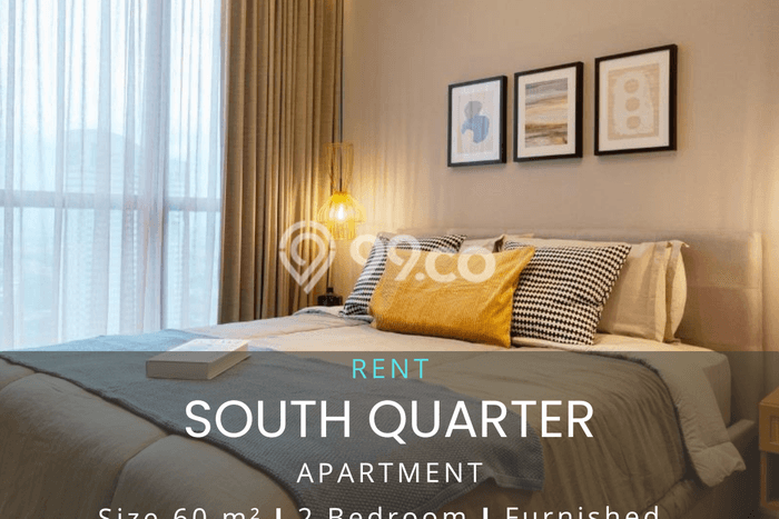 Apartemen Disewakan 2 Kamar Murah Siap Huni di Jakarta Selatan, Luas 60m2 Apartemen Disewakan 2 Kamar Murah Siap Huni di Jakarta Selatan, Luas 60m2