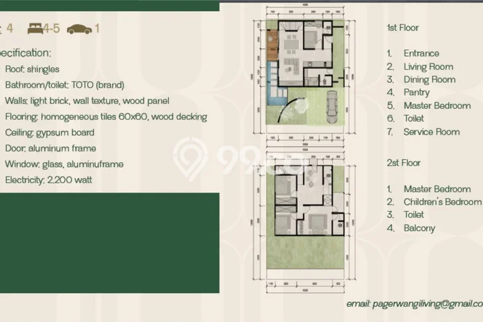 Jual Rumah Modern 4 KT di Dago Pakar, Bandung Jual Rumah Modern 4 KT di Dago Pakar, Bandung