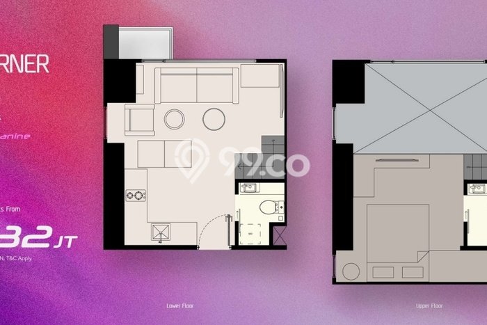 Dijual Apartemen 1 KT 2 KM di Karawaci Dijual Apartemen 1 KT 2 KM di Karawaci