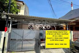 Dijual Hunian Rumah Terawat 3 Kamar di Pondok Kelapa, Jakarta Timur Dijual Hunian Rumah Terawat 3 Kamar di Pondok Kelapa, Jakarta Timur