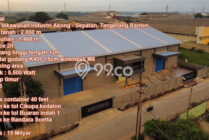Pabrik Dijual Lokasi Stratagis di Sepatan Tangerang Cocok untuk Bisnis Pabrik Dijual Lokasi Stratagis di Sepatan Tangerang Cocok untuk Bisnis