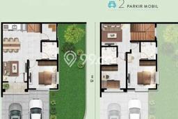 Rumah Strategis Modern Lb 70m2 di Parung Panjang, Bogor Rumah Strategis Modern Lb 70m2 di Parung Panjang, Bogor