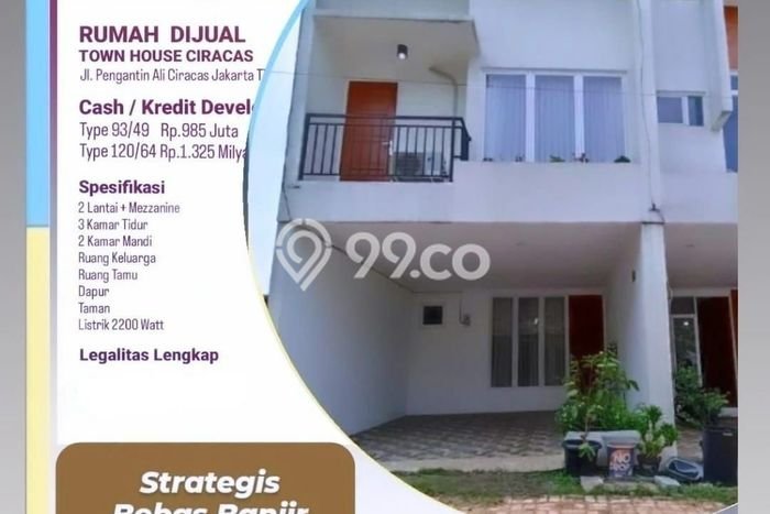 Jual Rumah Favorit Siap Huni LB 93m2 di Ciracas, Jakarta Timur Jual Rumah Favorit Siap Huni LB 93m2 di Ciracas, Jakarta Timur
