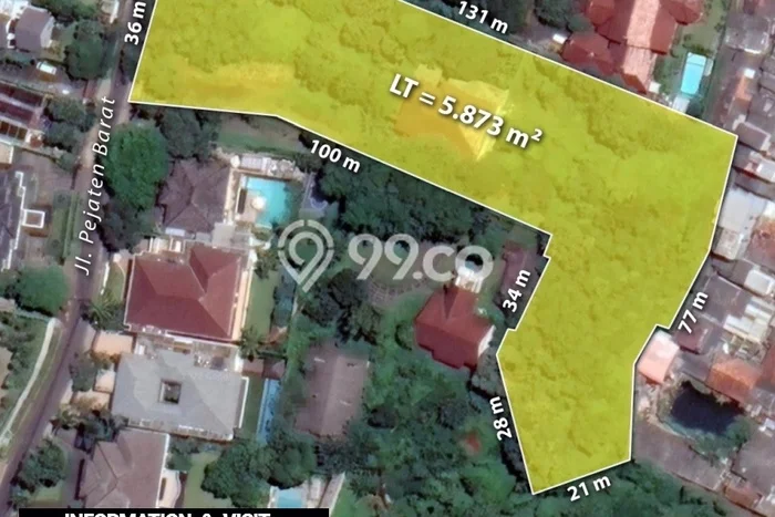 Dijual Tanah Lokasi Pejaten, Jakarta Selatan Seluas 5873m2 Dijual Tanah Lokasi Pejaten, Jakarta Selatan Seluas 5873m2