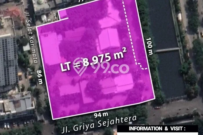 Tanah Komersial Dijual di Sunter Jakarta Utara 8975m2 Tanah Komersial Dijual di Sunter Jakarta Utara 8975m2