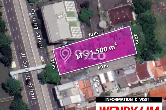 Kavling Tanah Dijual di Gunung Sahari, Jakarta Pusat, Luas 1500m2 Area Strategis Kavling Tanah Dijual di Gunung Sahari, Jakarta Pusat, Luas 1500m2 Area Strategis