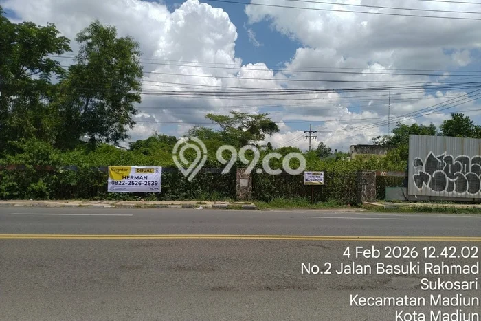 Tanah Dijual Lokasi Madiun, Madiun Luas 6735m2 Legalitas Aman Tanah Dijual Lokasi Madiun, Madiun Luas 6735m2 Legalitas Aman