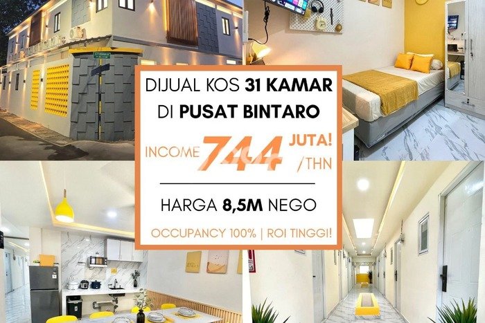 Cocok Untuk Investasi! Dijual Kost di Bintaro 32 Kamar Cocok Untuk Investasi! Dijual Kost di Bintaro 32 Kamar