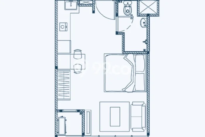Apartemen Favorit Nyaman Dijual di Bekasi dengan 1 Kamar Tidur Apartemen Favorit Nyaman Dijual di Bekasi dengan 1 Kamar Tidur