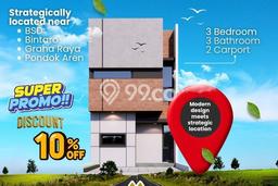 Rumah Modern 3 KT di Lengkong Kulon Tangerang Unfurnished Rumah Modern 3 KT di Lengkong Kulon Tangerang Unfurnished