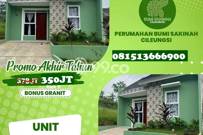 Rumah Sederhana Dijual di Cileungsi 2 Kamar dengan LT 72m2 Rumah Sederhana Dijual di Cileungsi 2 Kamar dengan LT 72m2