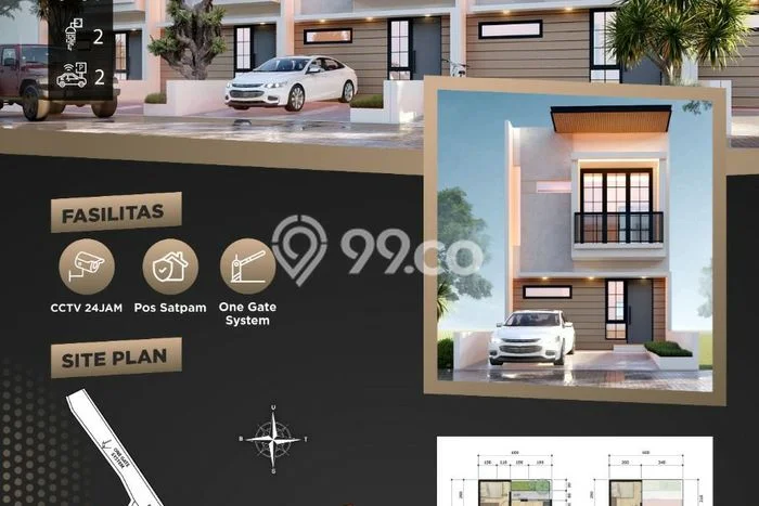 Rumah Minimalis 3 KT di Tanah Baru Bogor Unfurnished Rumah Minimalis 3 KT di Tanah Baru Bogor Unfurnished